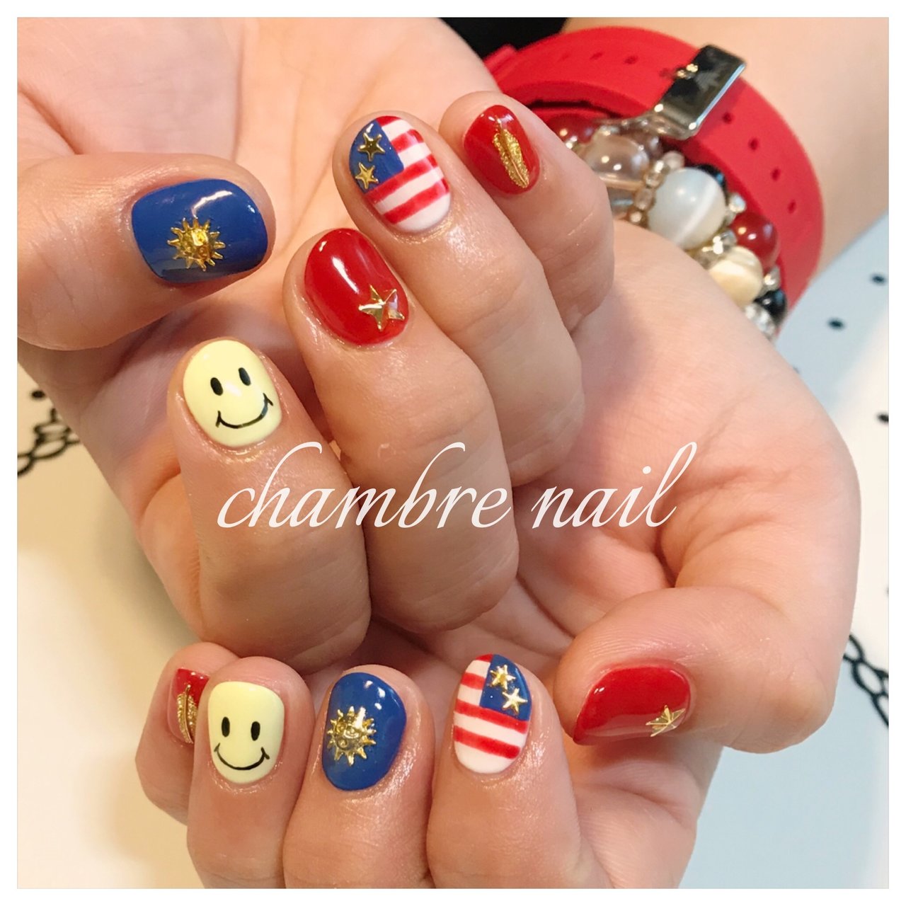 夏 旅行 リゾート 女子会 ハンド Chambre Nailのネイルデザイン No ネイルブック