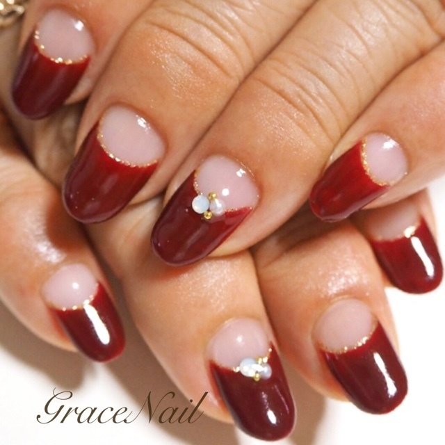秋 冬 パーティー デート ハンド Gracenailのネイルデザイン No ネイルブック
