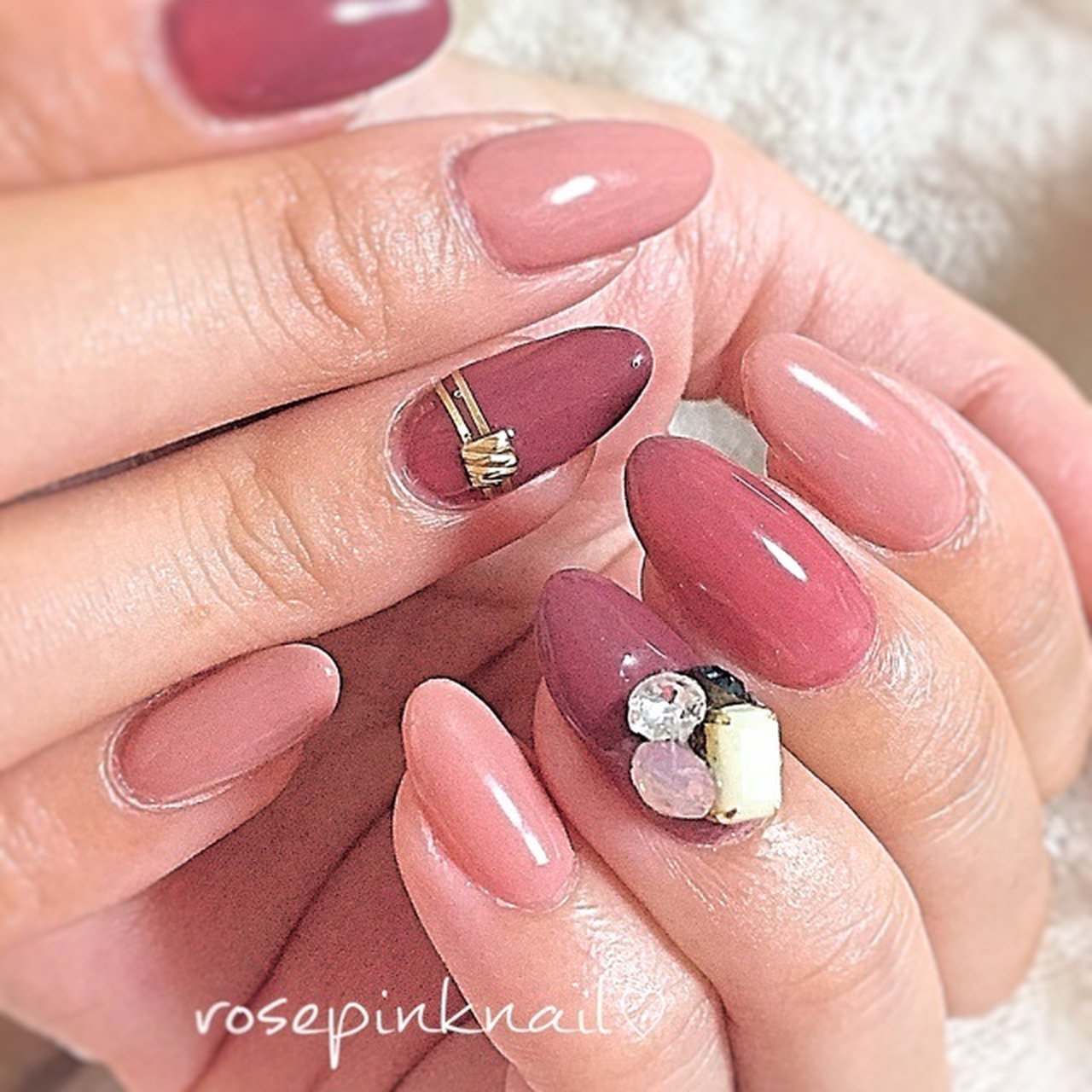 秋 冬 ハロウィン クリスマス ハンド Rosepinknail ローズピンクネイルのネイルデザイン No ネイルブック