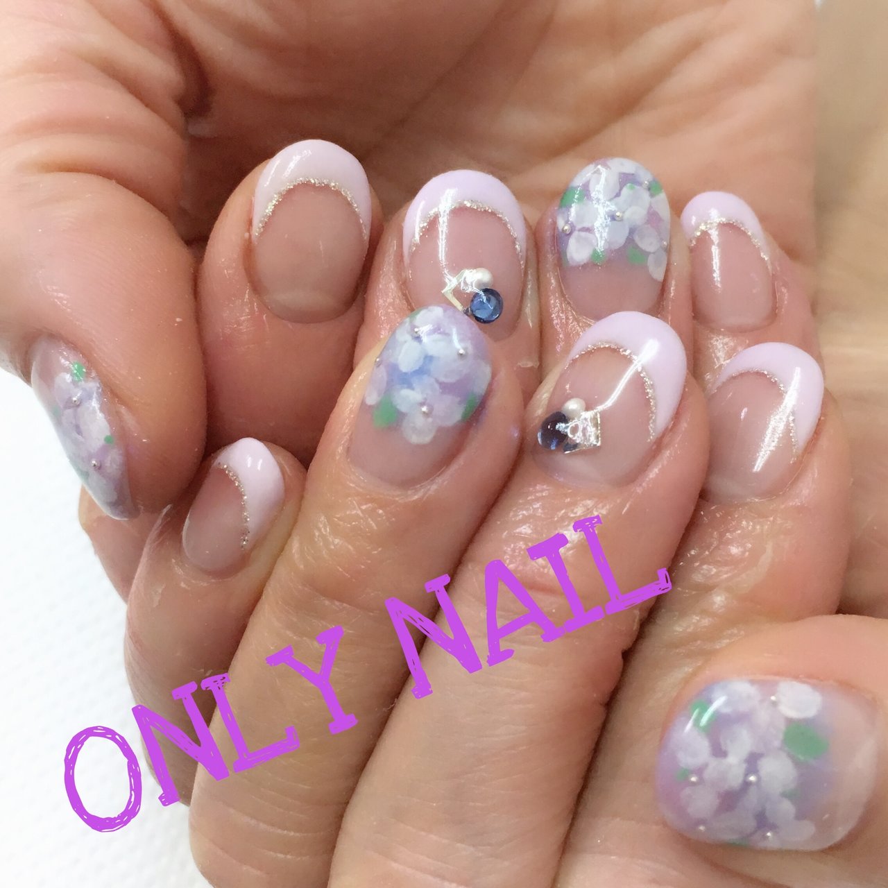 夏 梅雨 オフィス ブライダル ハンド Only Nail 西船橋南口徒歩6分 のネイルデザイン No ネイルブック