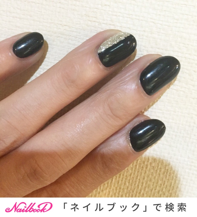 ハンド ショート ブラック Rupamamaのネイルデザイン No ネイルブック