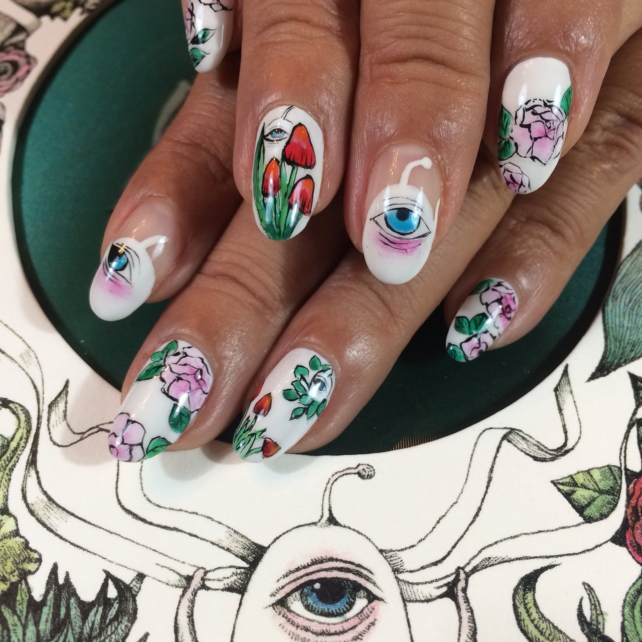 オールシーズン ハンド ワンカラー フラワー キャラクター Nail Salon Paint 吉祥寺のネイルデザイン No ネイル ブック