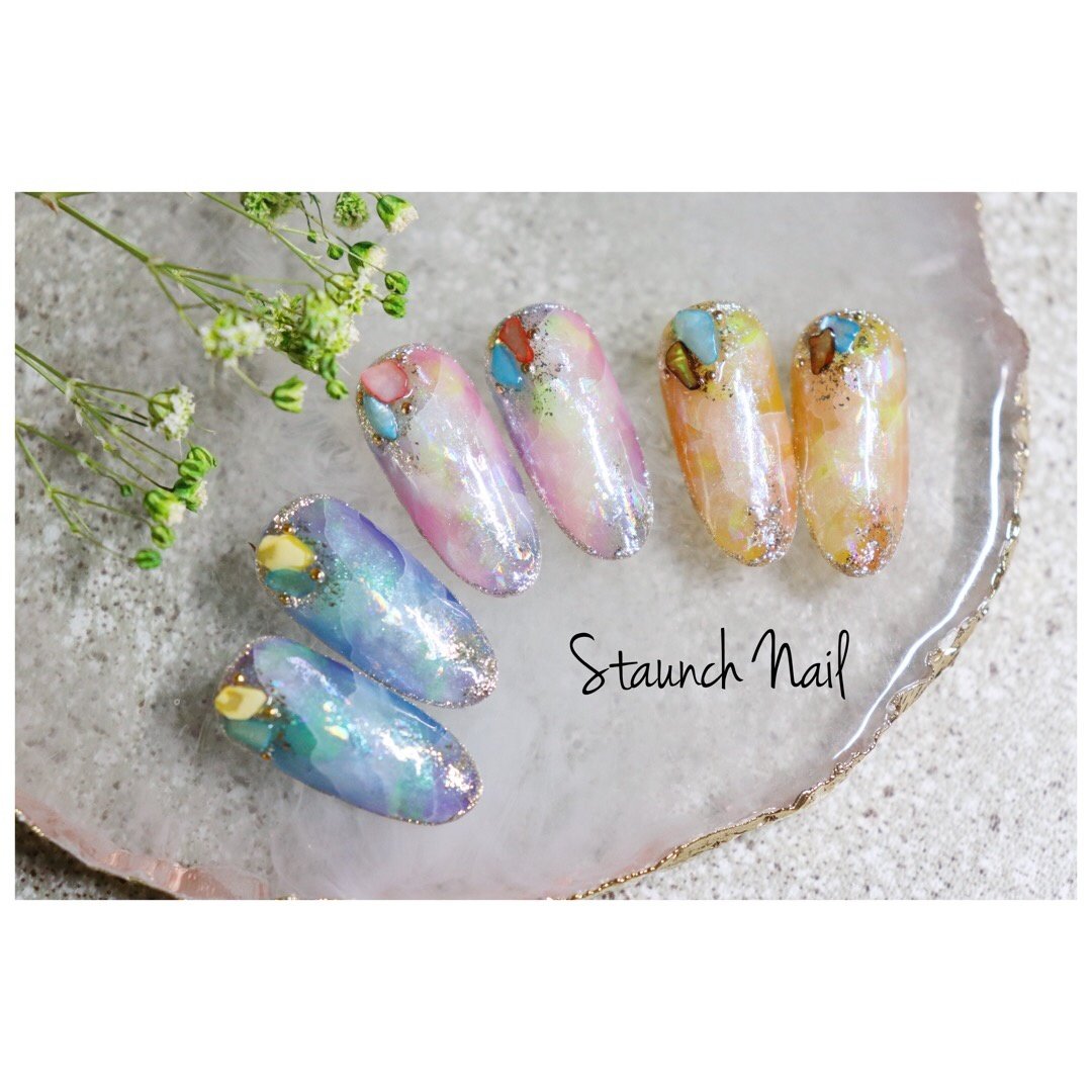 春 夏 海 リゾート シェル Staunch Nailのネイルデザイン No ネイルブック