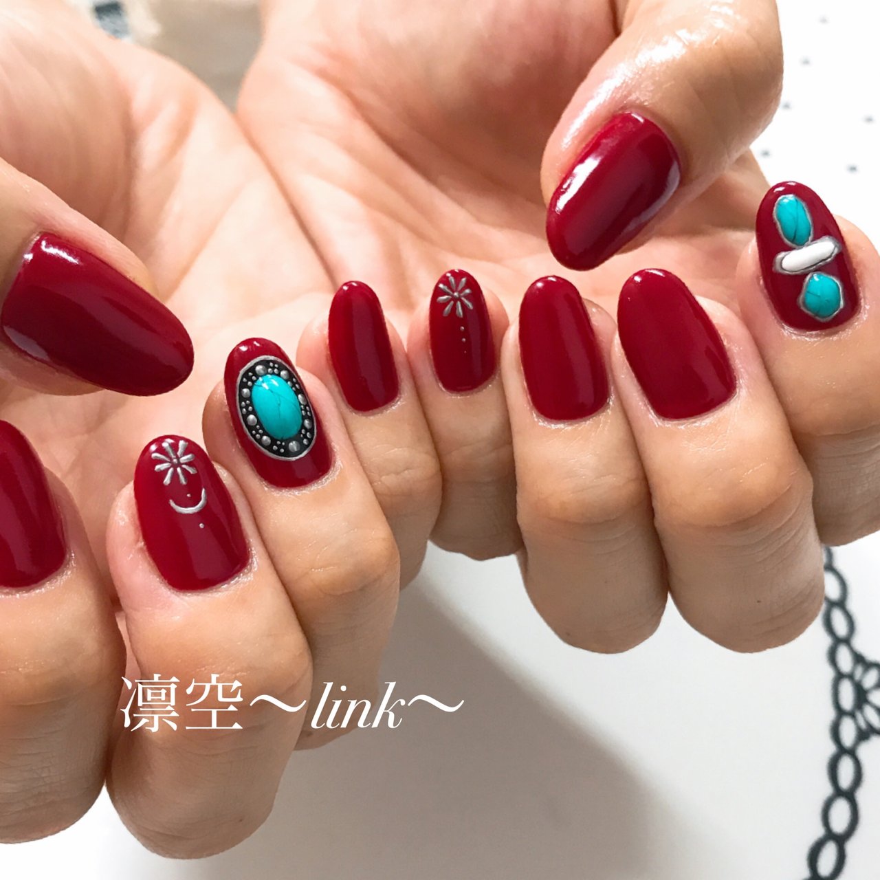 オールシーズン 海 リゾート 女子会 ハンド Haruka Linkのネイルデザイン No ネイルブック