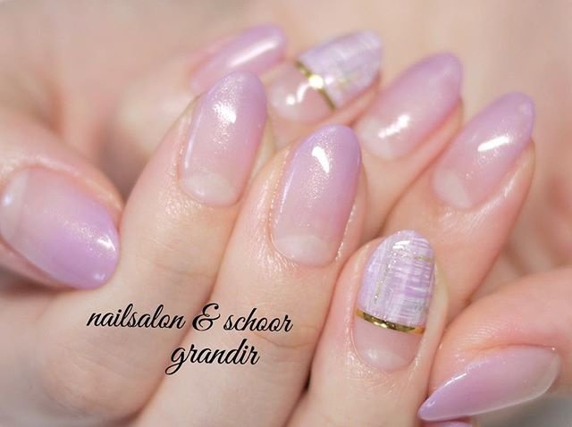 オールシーズン オフィス ブライダル 女子会 ハンド Ayl Nailsalon Schoolのネイルデザイン No ネイル ブック