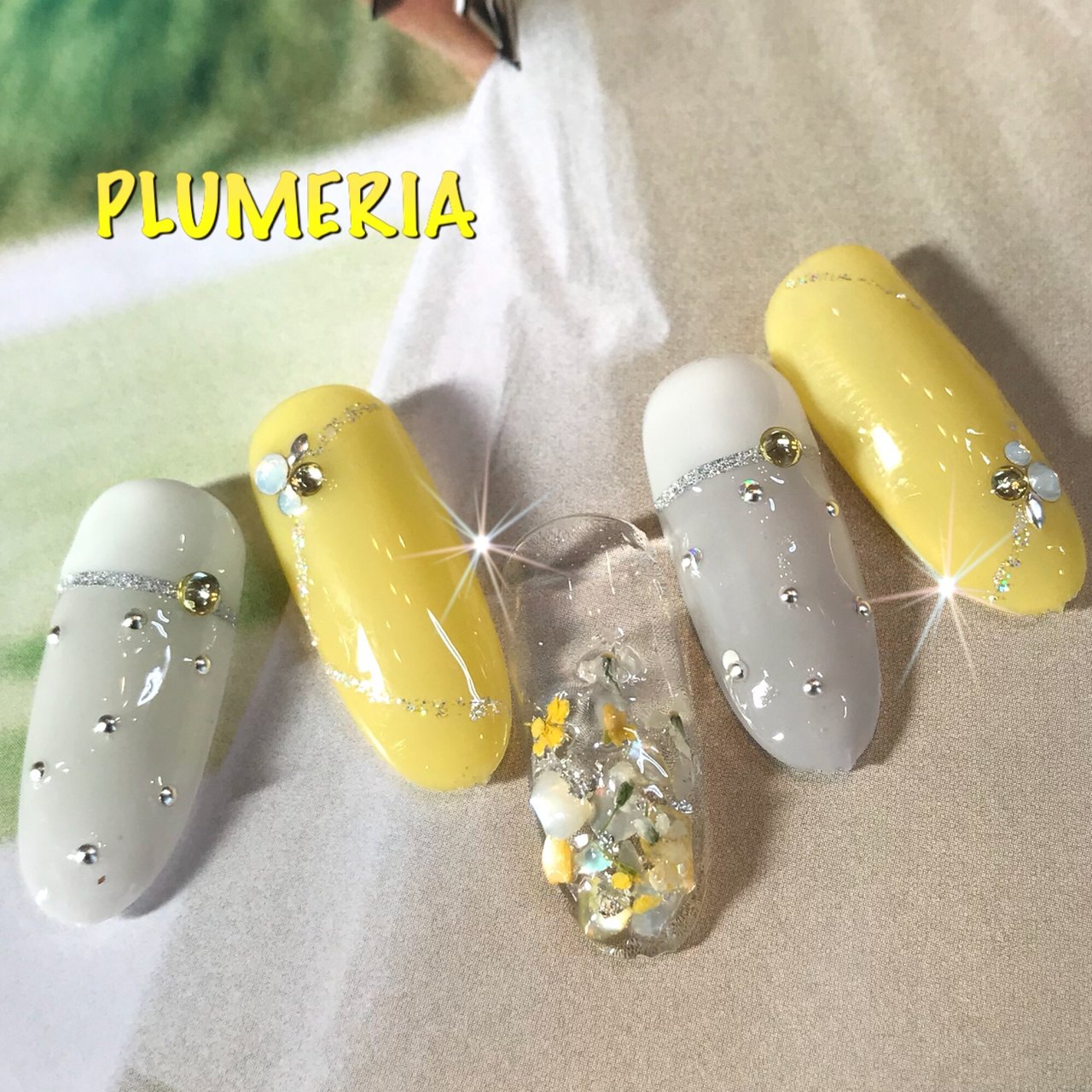 春 夏 旅行 リゾート ハンド Plumeria 隠れ家サロンプルメリア のネイルデザイン No ネイルブック