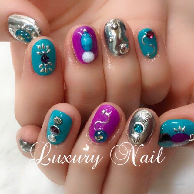 成人式 梅雨 七夕 ライブ ハンド ちいやんのネイルデザイン No ネイルブック