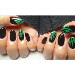 人気順 炎ネイルデザインのネイルデザイン ネイルブック