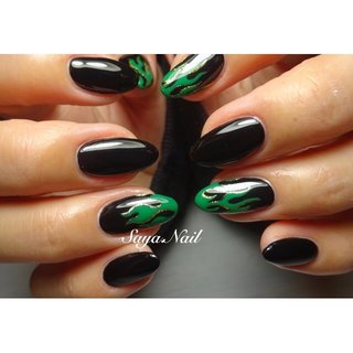 炎ネイルデザインのネイルデザイン ネイルブック