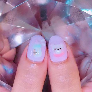 哺乳瓶ネイルのネイルデザイン｜ネイルブック