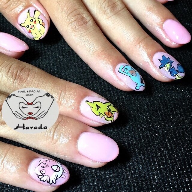 オールシーズン 海 浴衣 女子会 ハンド Nail Facial Salon Haradaのネイルデザイン No ネイルブック