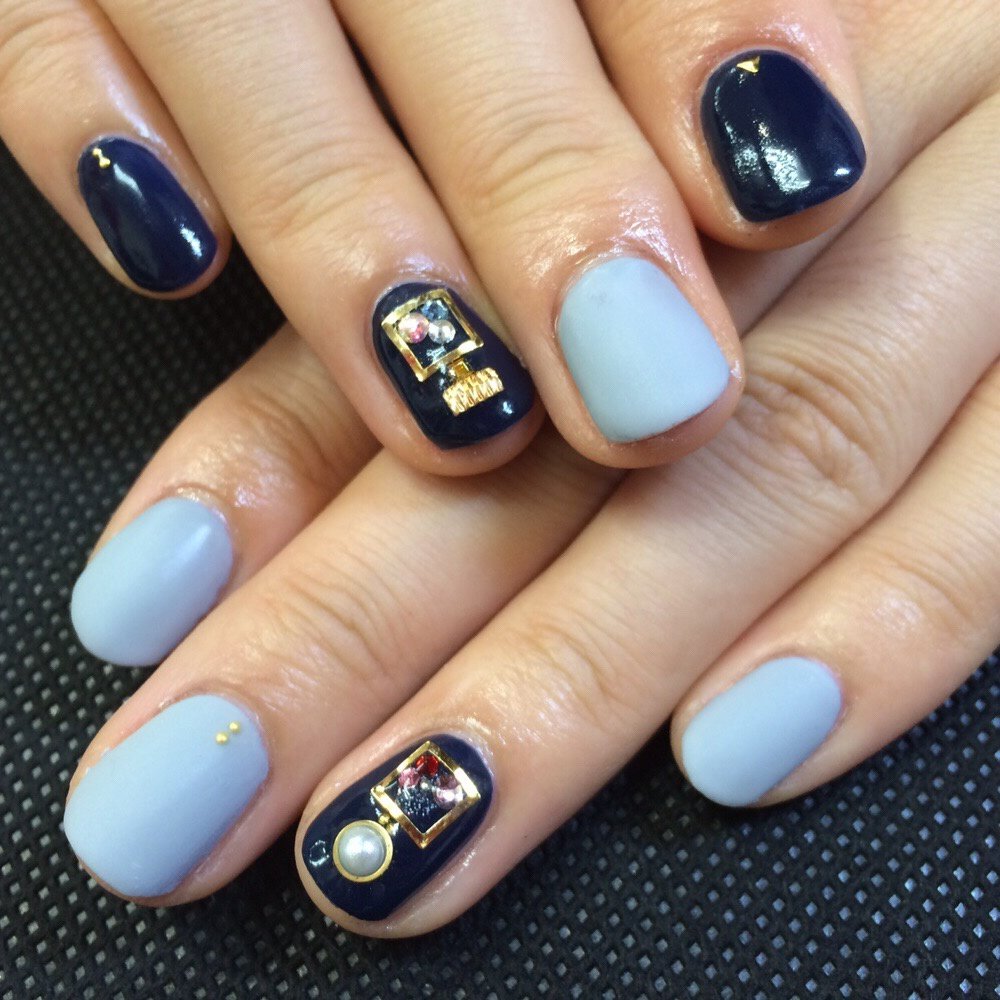 オールシーズン オフィス デート 女子会 ハンド Hair Nail Salon Rassurerのネイルデザイン No ネイル ブック