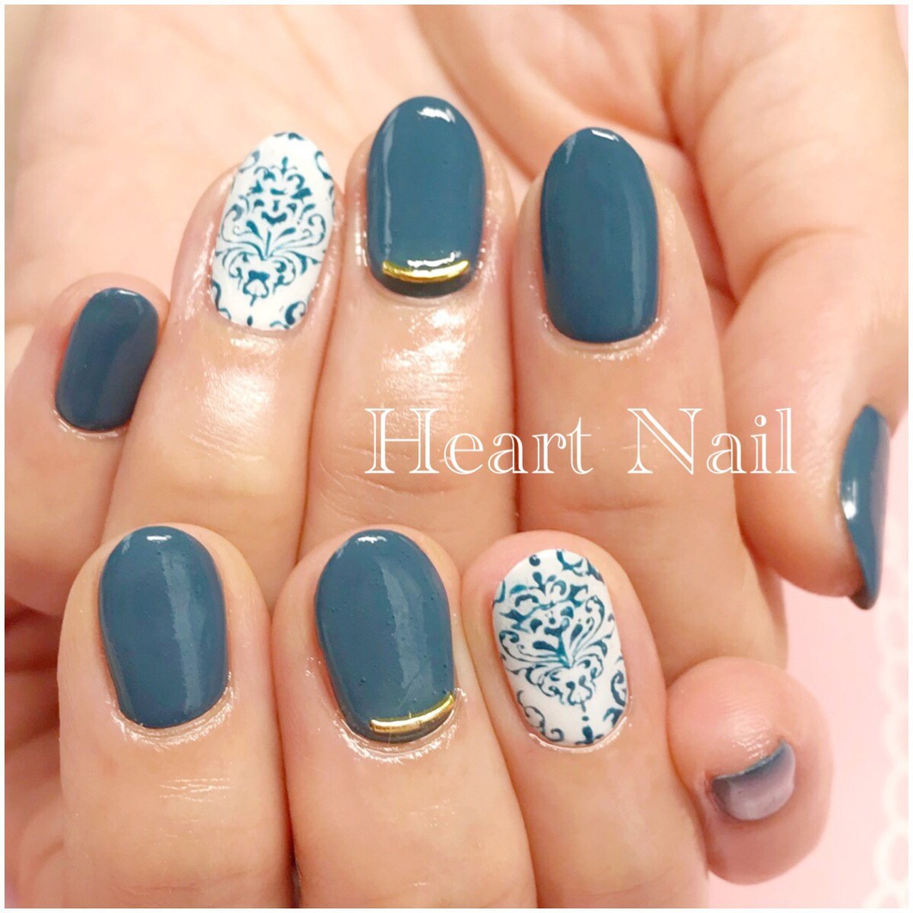 夏 オールシーズン デート 女子会 ハンド Heart Nailのネイルデザイン No ネイルブック