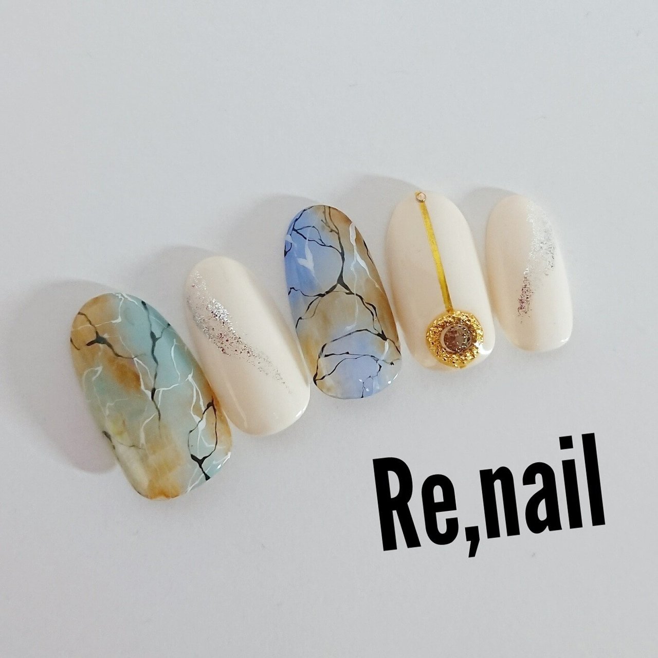 オールシーズン 海 リゾート 女子会 ハンド Re Nail のネイルデザイン No ネイルブック