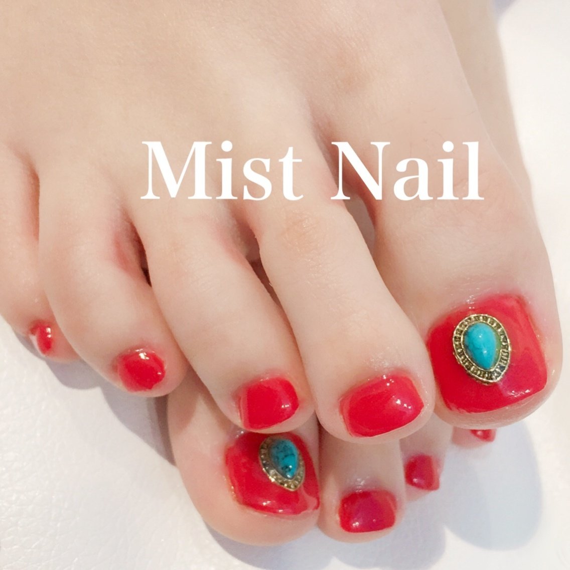 夏 旅行 海 リゾート フット Maiimnailのネイルデザイン No ネイルブック