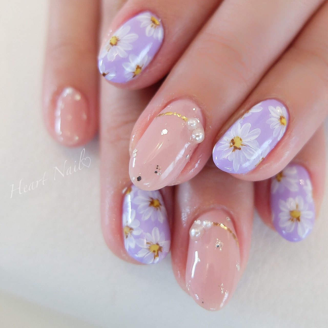 春 夏 オールシーズン デート ハンド Heartnailのネイルデザイン No ネイルブック