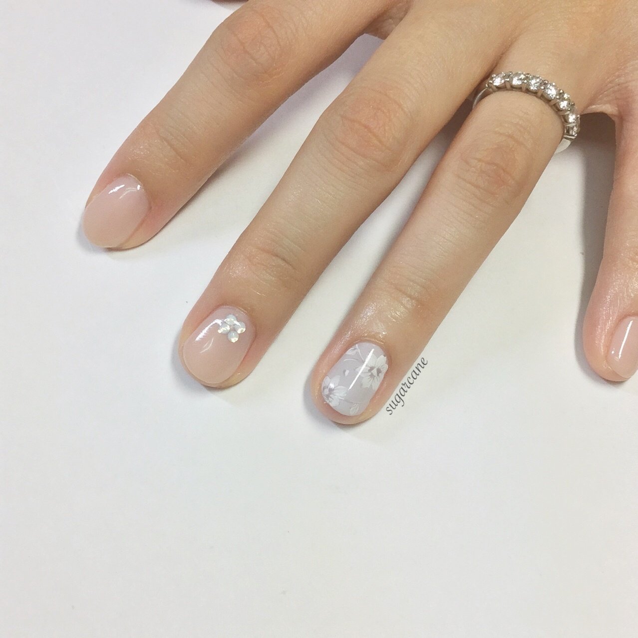 夏 リゾート オフィス ブライダル ハンド Nailsalon Sugarcaneのネイルデザイン No ネイルブック