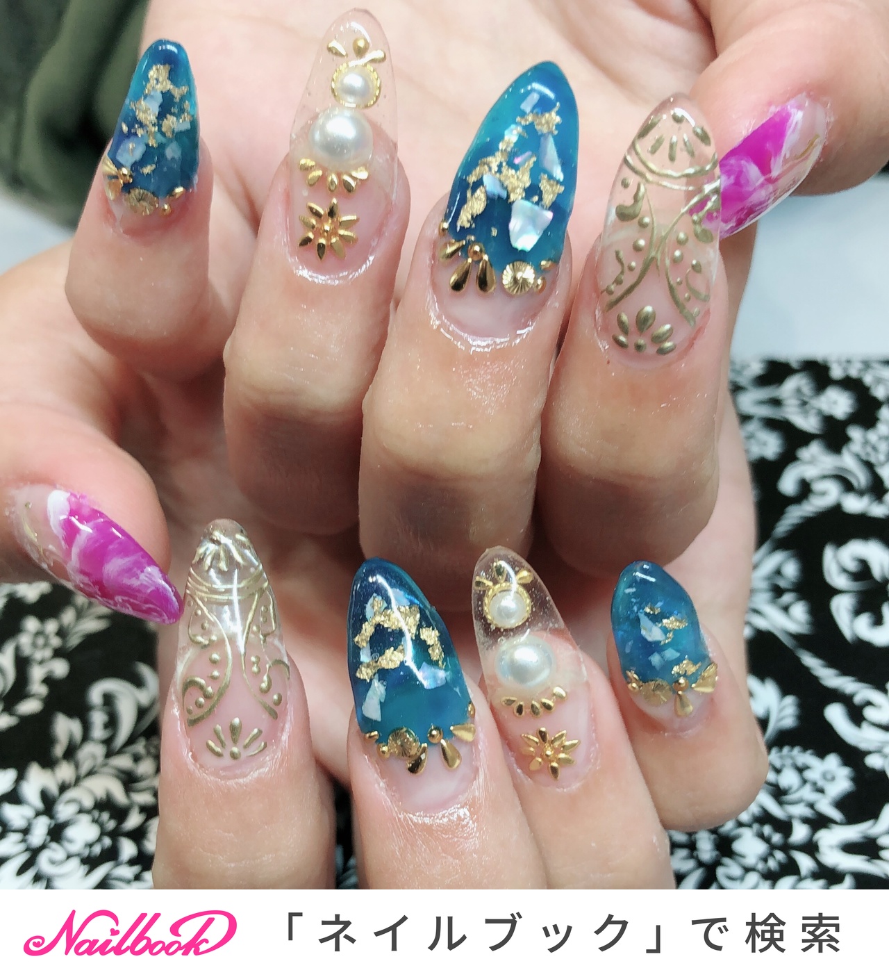 ネイルンページ サイズオーダー】ベージュニュアンスネイル ネイルチップ（つけ