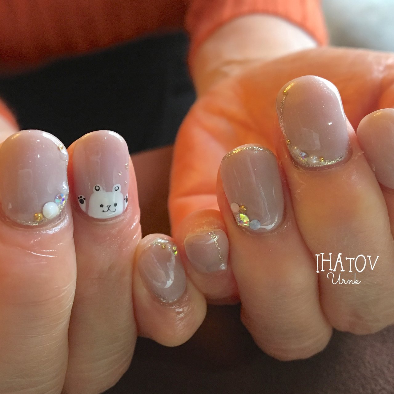 オールシーズン 旅行 オフィス ハンド シンプル Ihatov Nailarts のネイルデザイン No ネイルブック