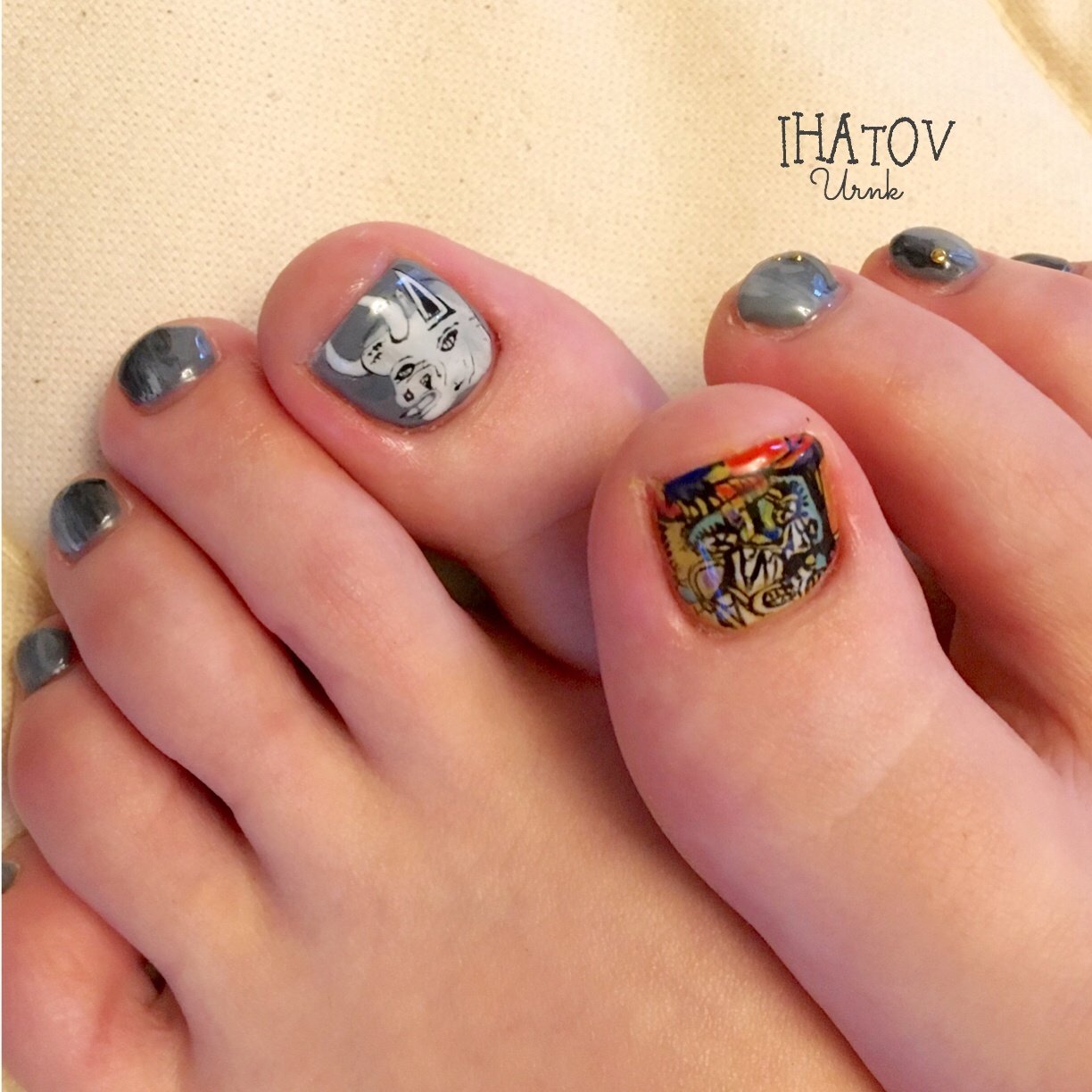 オールシーズン 旅行 リゾート ライブ フット Ihatov Nailarts のネイルデザイン No ネイルブック