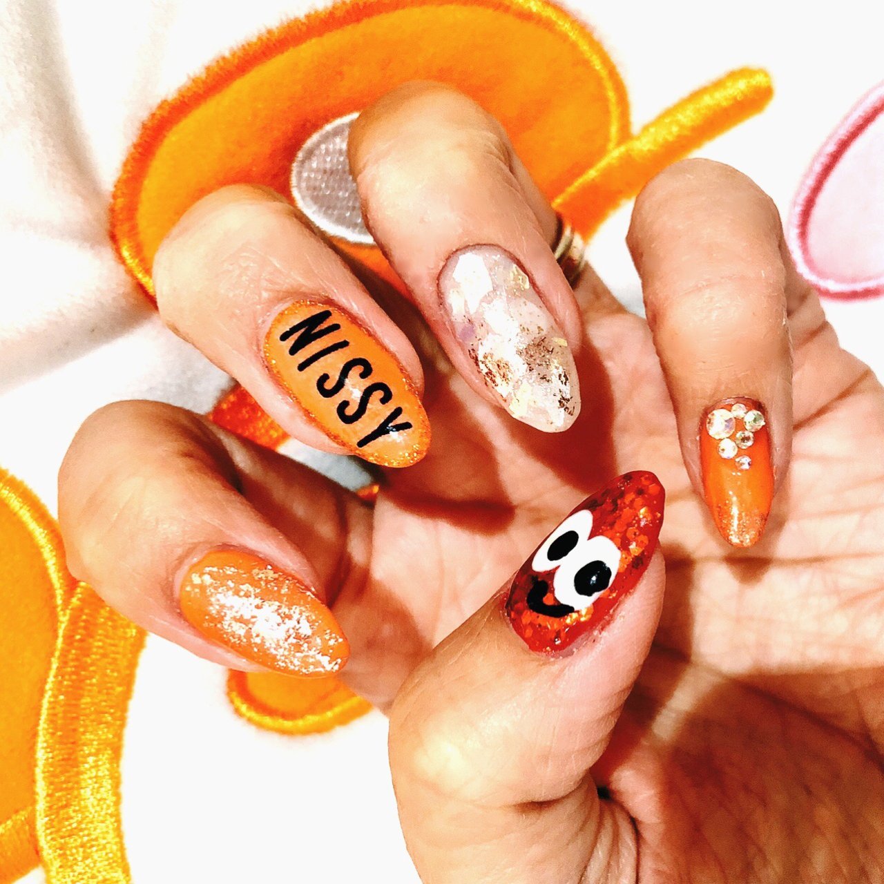 オールシーズン ライブ ハンド ビジュー ホログラム Suzuyuriのネイルデザイン No ネイルブック