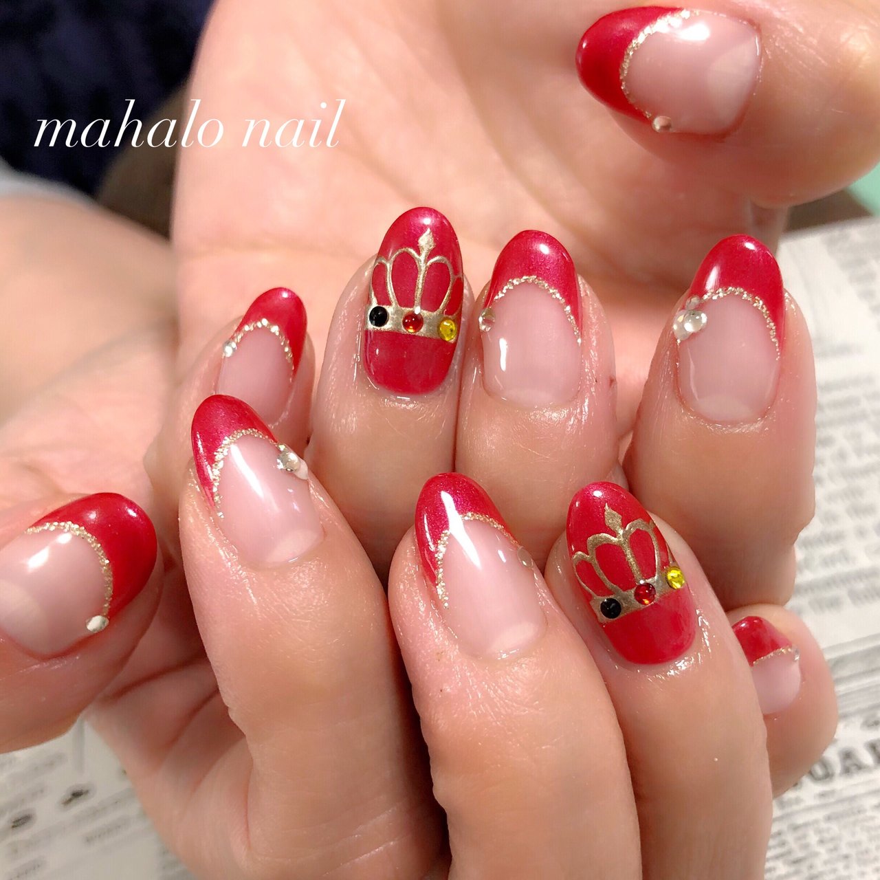 オールシーズン ライブ ハンド フレンチ ワンカラー Mahalo Nailのネイルデザイン No ネイルブック