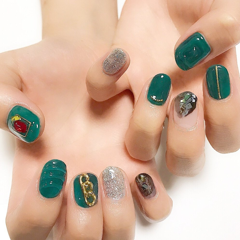 夏 秋 冬 オールシーズン ハンド Ayaのネイルデザイン No ネイルブック