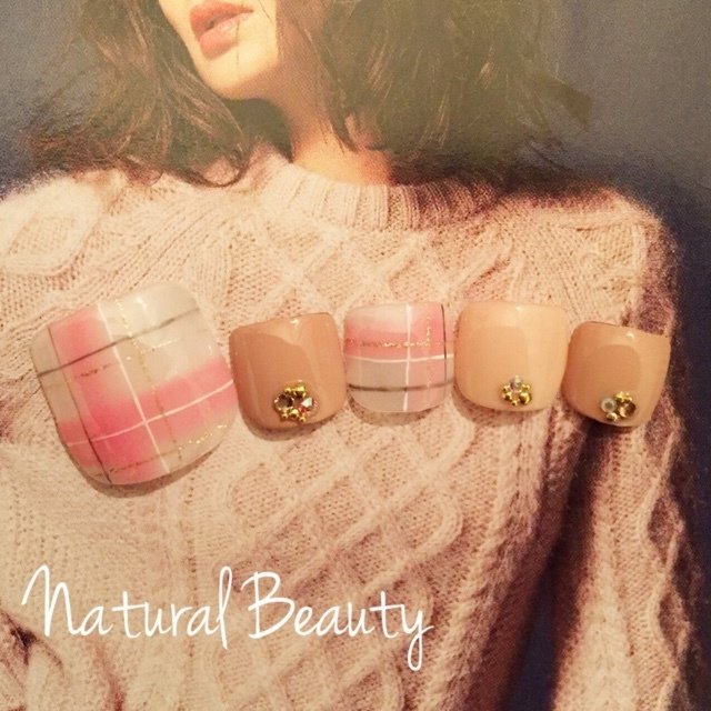 夏 秋 デート フット チェック Naturalbeautyのネイルデザイン No ネイルブック