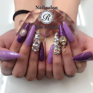 人気順 海 スカルプチュア 紫のネイルデザイン ネイルブック
