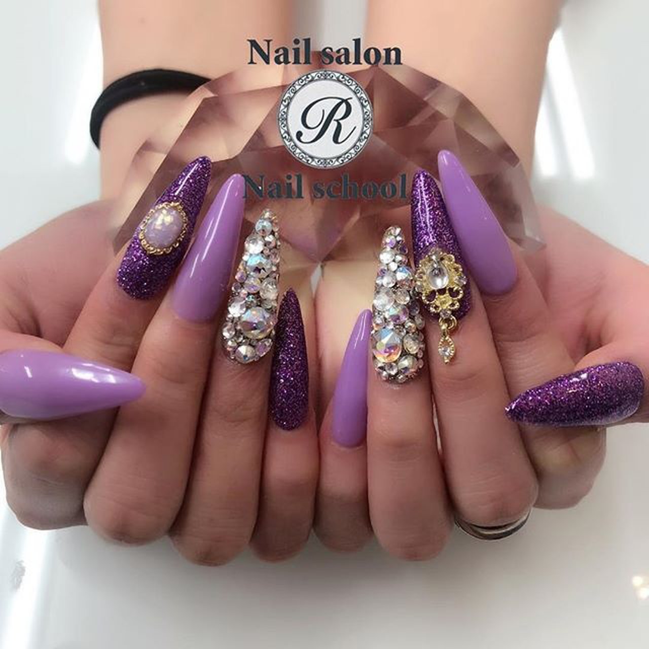 オールシーズン 海 リゾート パーティー ロング Nailsalon R大須賀真弓のネイルデザイン No ネイルブック