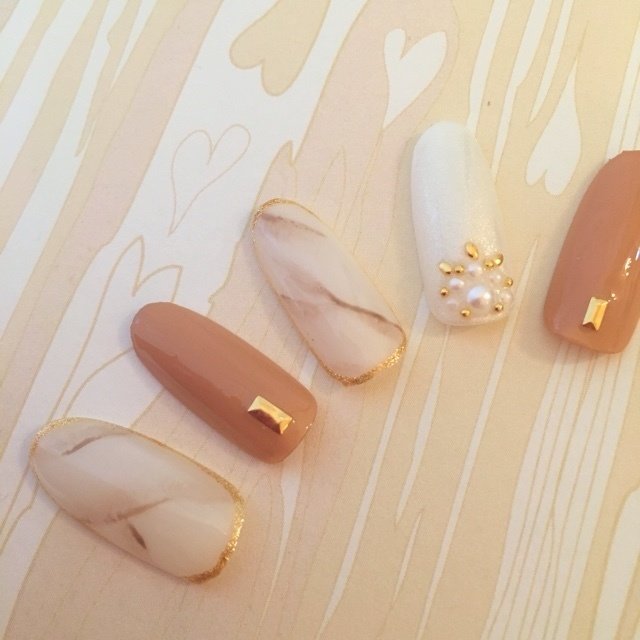 秋 オールシーズン オフィス デート ハンド エツコのネイルデザイン No ネイルブック