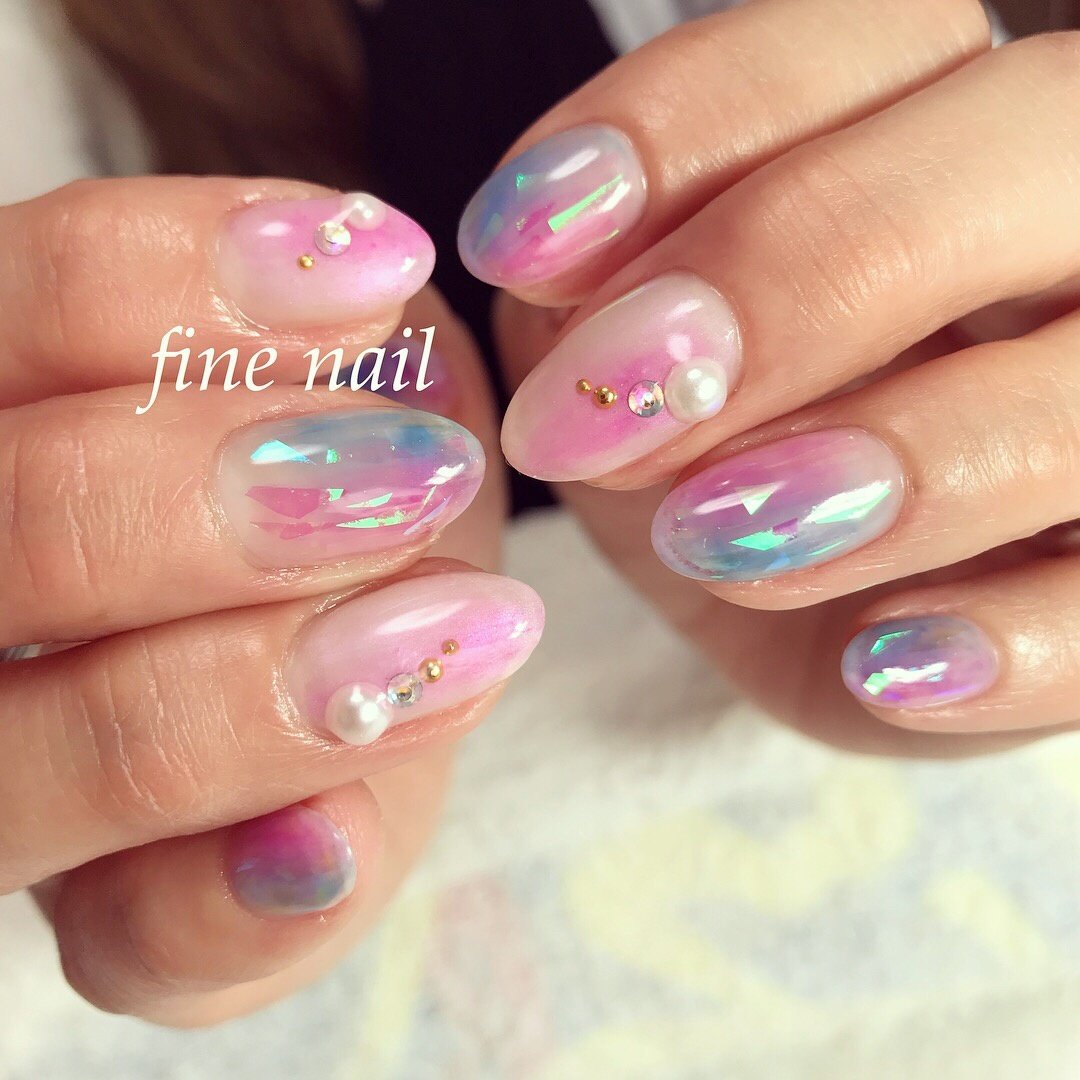 夏 海 リゾート デート ハンド Fine Nail ファインネイル のネイルデザイン No ネイルブック