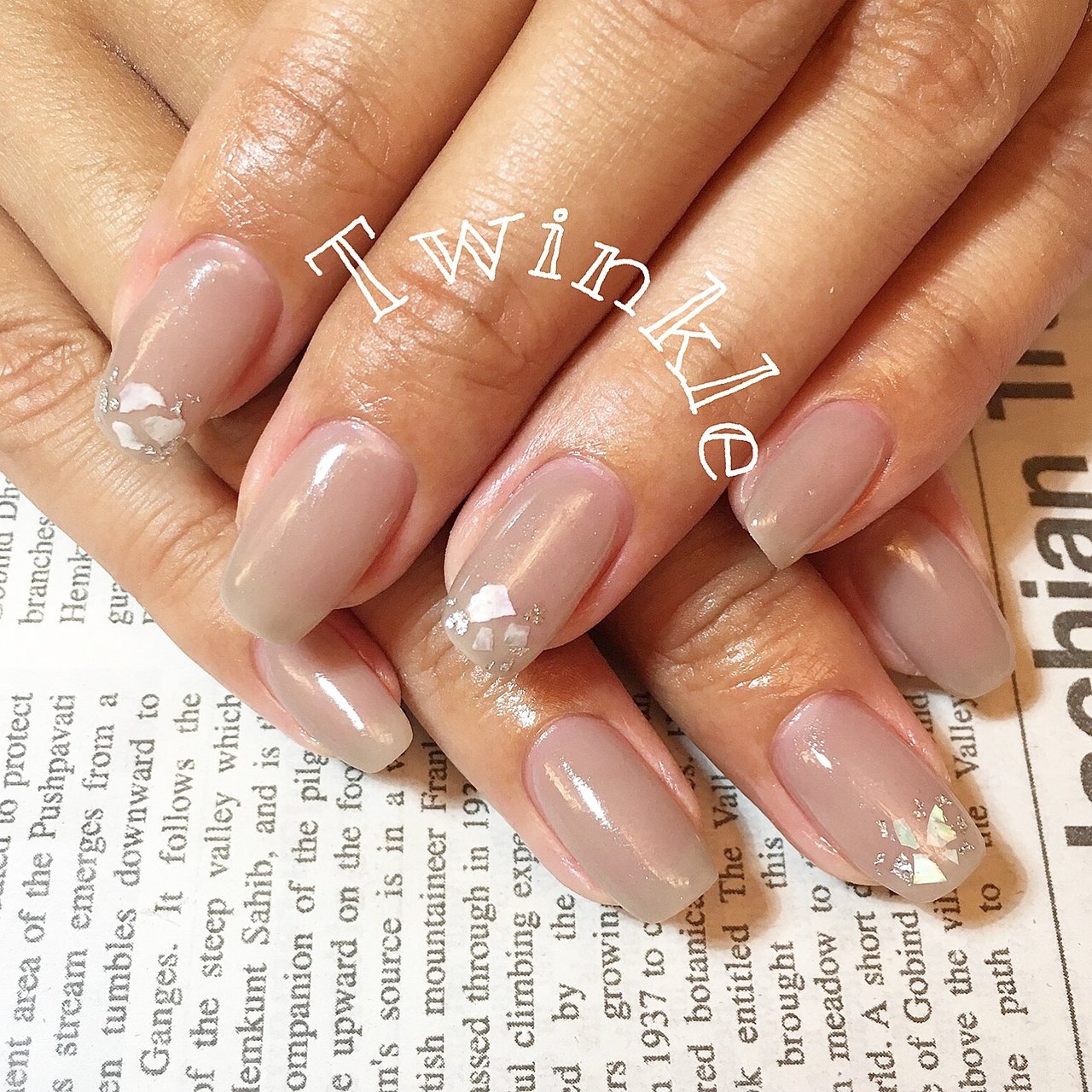 夏オールシーズンオフィスデートハンド Nailsalon Twinkleの
