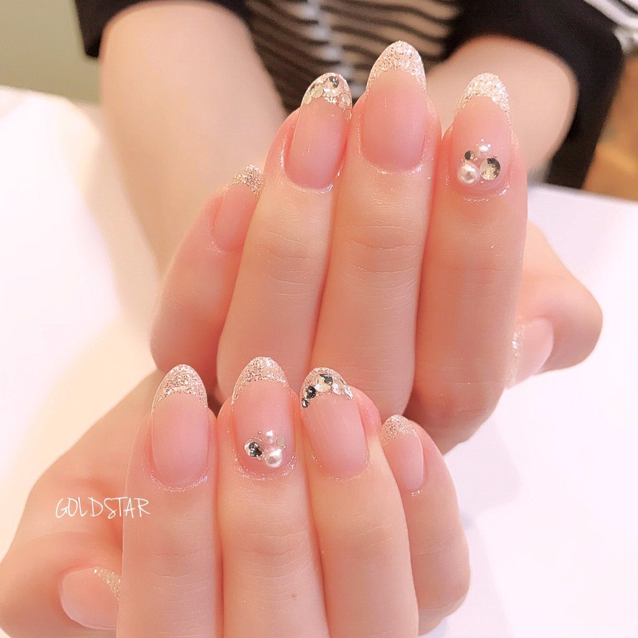 オフィス ブライダル パーティー デート ハンド Agloss Nailのネイルデザイン No ネイルブック