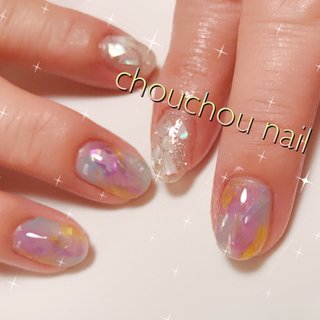 三色のネイルデザイン ネイルブック
