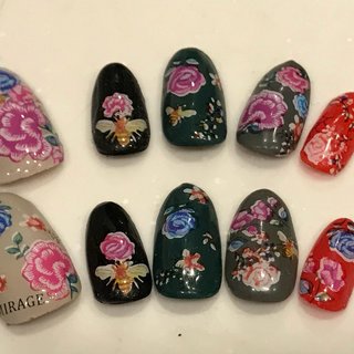 おすすめ順 ネイルシール 蜂ネイルのネイルデザイン ネイルブック