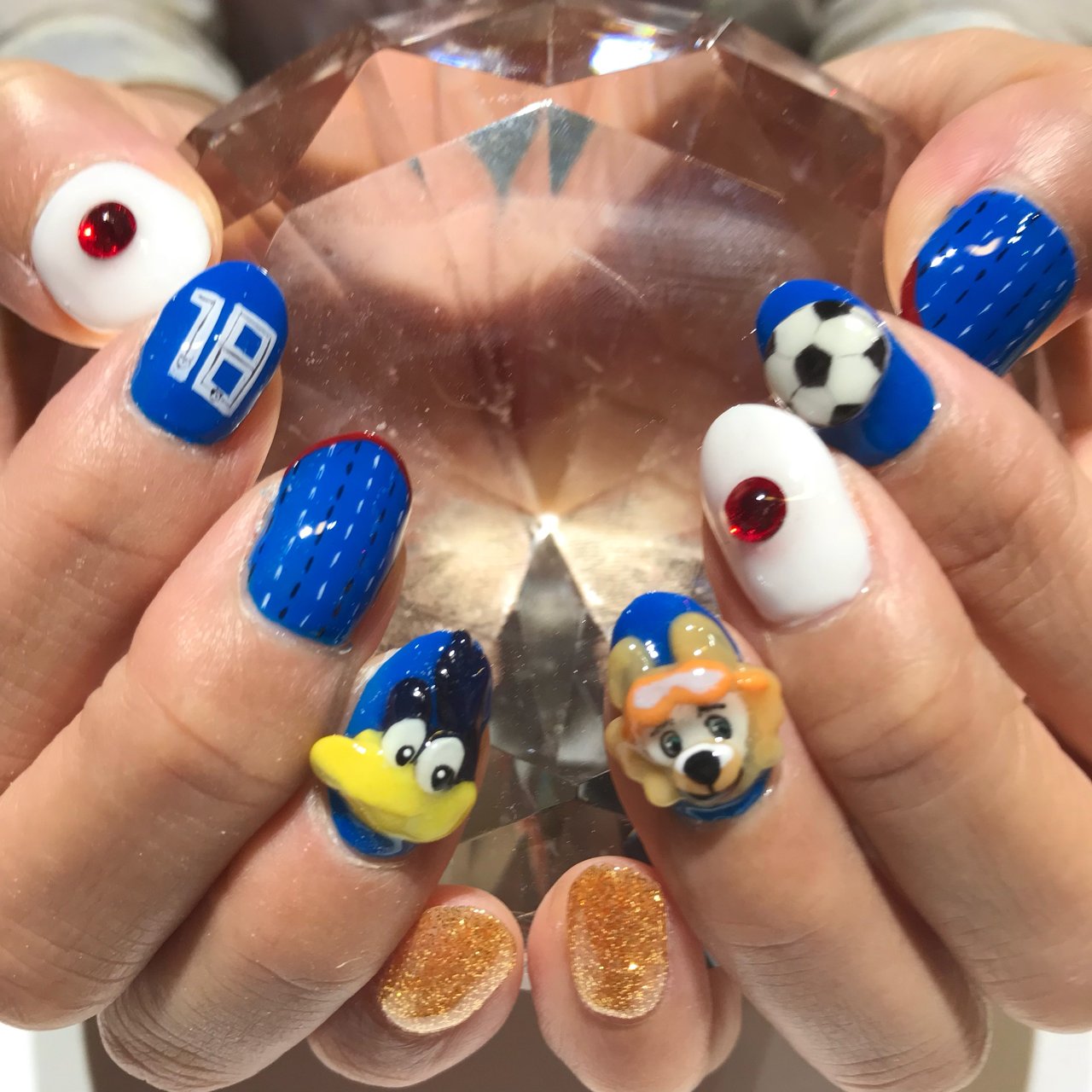 スポーツ/ハンド/痛ネイル/キャラクター/3D - YUN 💅のネイルデザイン
