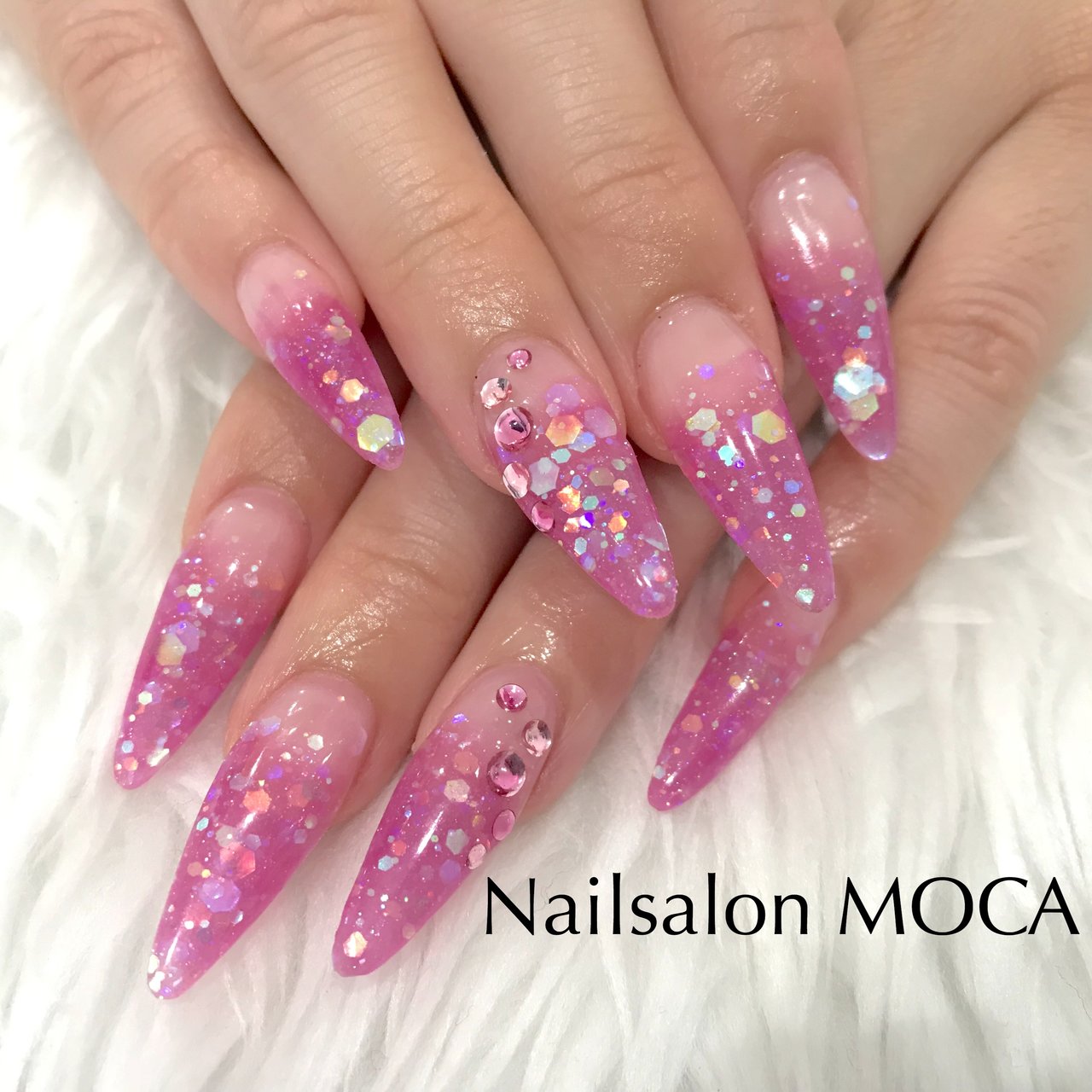 オールシーズン 七夕 浴衣 デート ハンド Nail Salon Mocaのネイルデザイン No ネイルブック