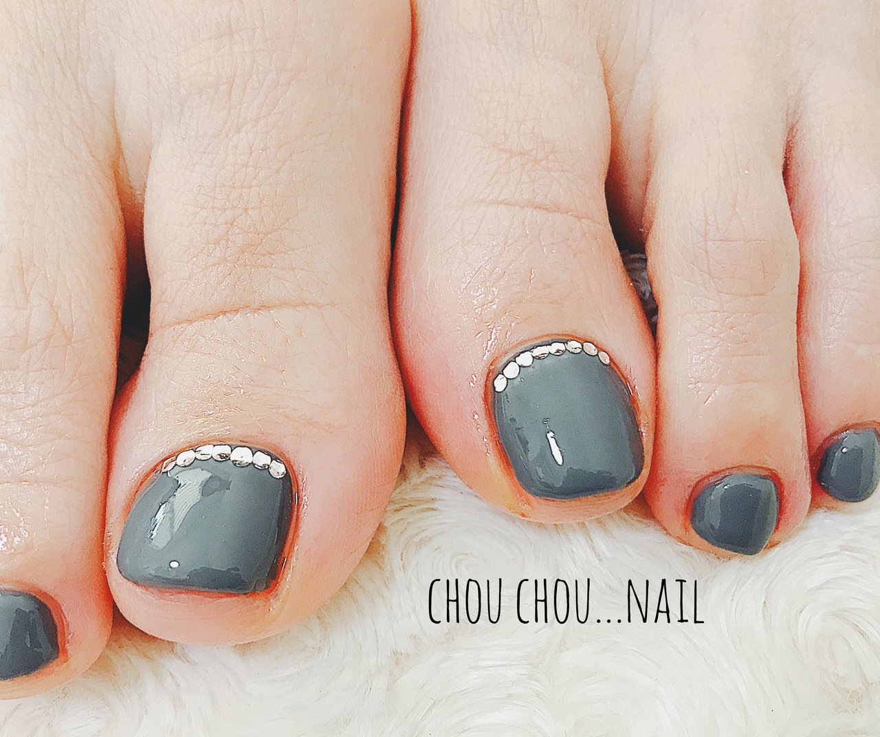 オールシーズン フット シンプル ワンカラー お客様 Nail Salon Chouchouのネイルデザイン No ネイルブック