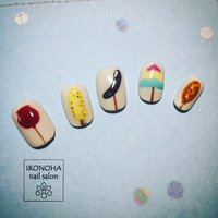 チョコバナナネイルのネイルデザイン ネイルブック