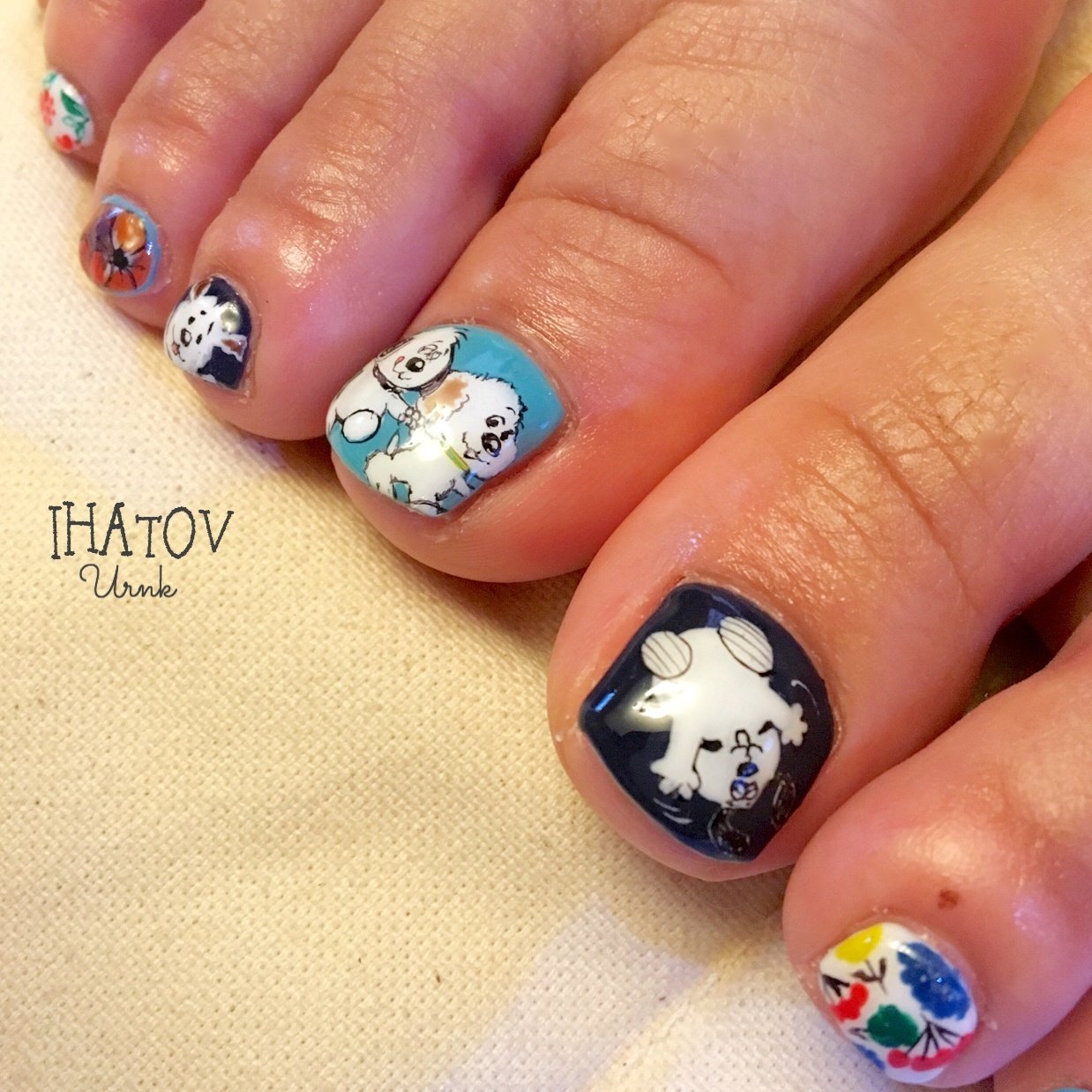 夏 旅行 リゾート フット フラワー Ihatov Nailarts のネイルデザイン No ネイルブック