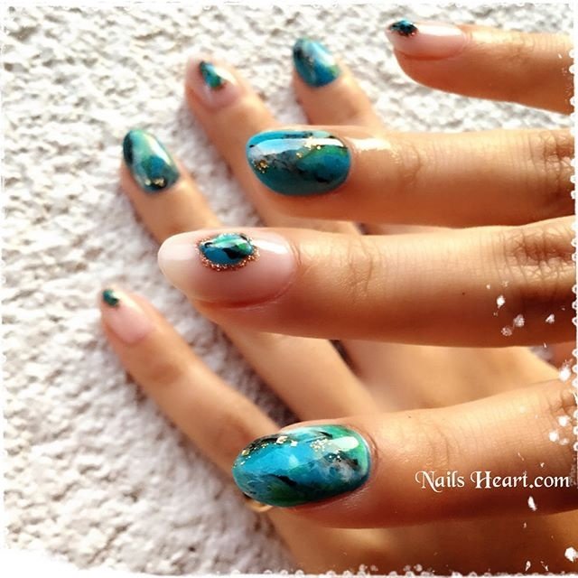 夏 海 リゾート オフィス ハンド Nailsheartのネイルデザイン No ネイルブック