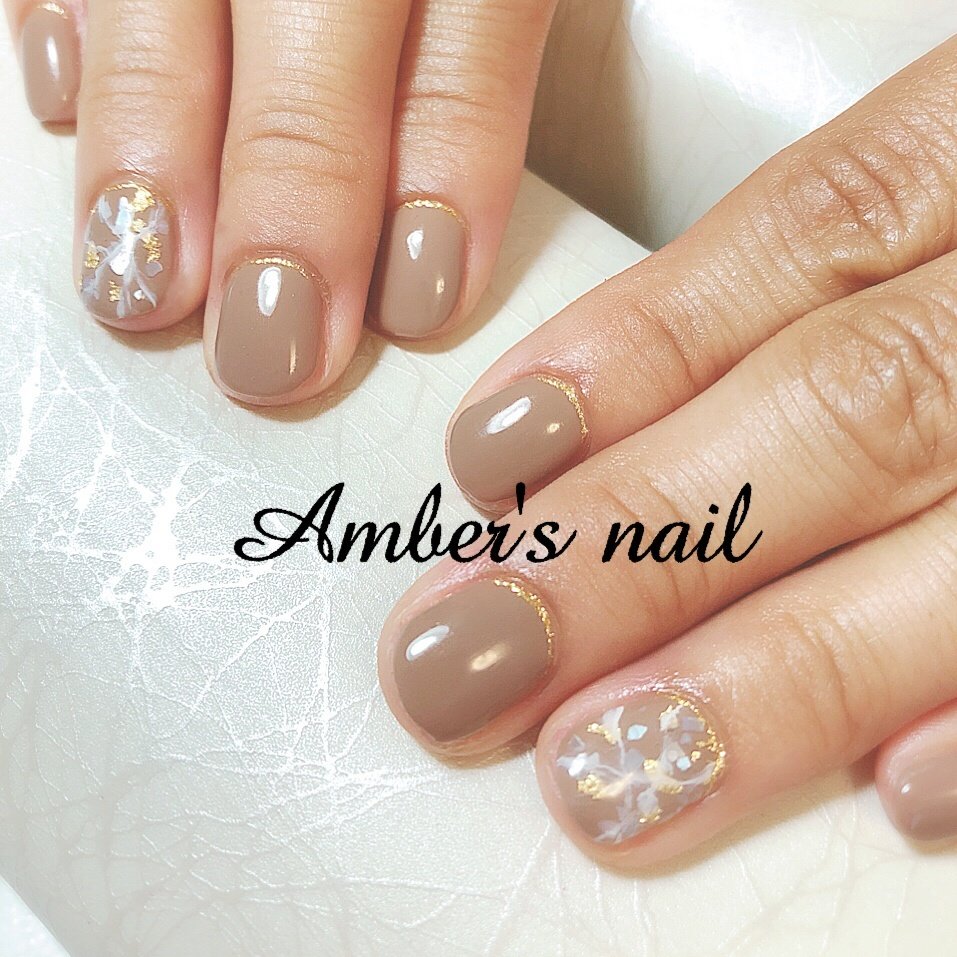 夏 デート 女子会 シンプル シェル Amber S Nail アンバーズネイルのネイルデザイン No ネイルブック