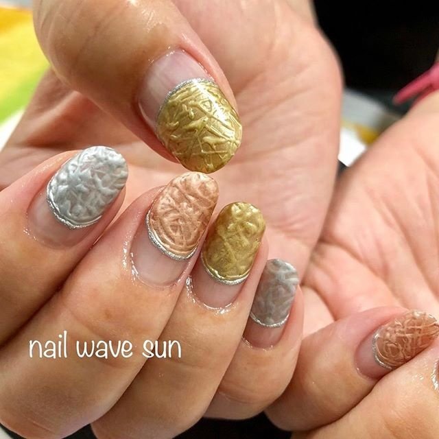 夏 秋 オールシーズン ライブ ハンド Nailwavesun 村田 麻祐子のネイルデザイン No ネイルブック