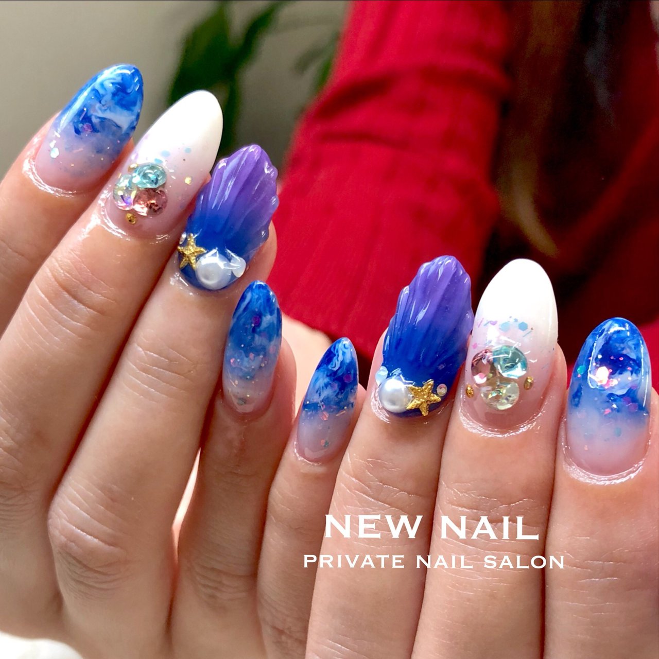 夏 旅行 海 リゾート ハンド New Nail 自爪育成サロン のネイルデザイン No ネイルブック