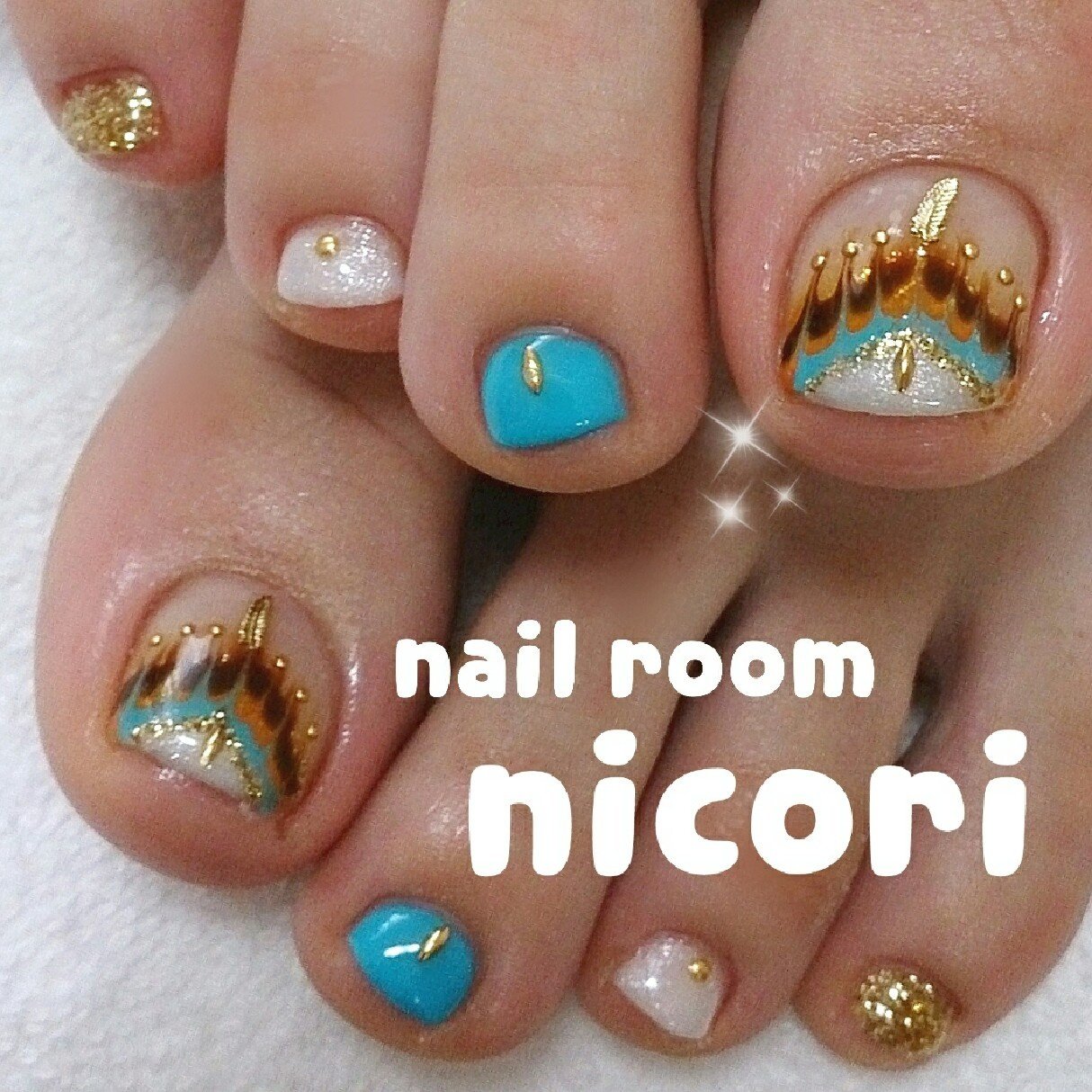 夏 旅行 海 リゾート フット Ayuのネイルデザイン No ネイルブック