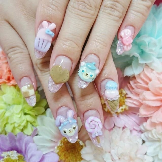 夏 オールシーズン デート 女子会 ハンド いろはねいる Asakiのネイルデザイン No ネイルブック