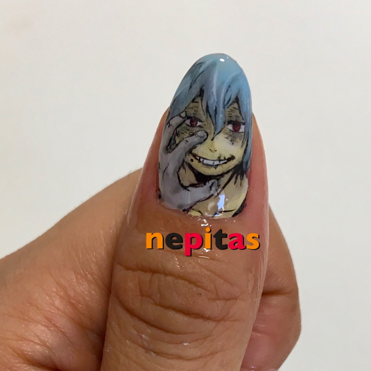 ハンド 痛ネイル キャラクター ミディアム カラフル Nepitasのネイルデザイン No ネイルブック