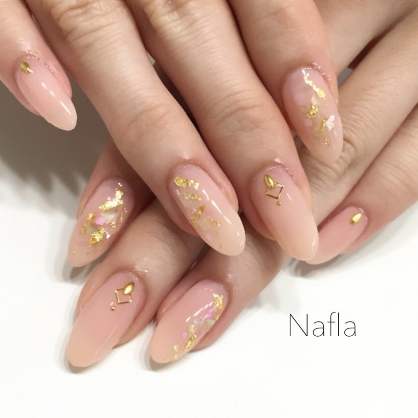 クリア ピンク Nafla 松島奈美のネイルデザイン No ネイルブック