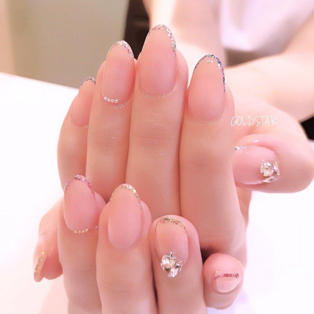 夏 オールシーズン オフィス 女子会 ハンド Agloss Nailのネイルデザイン No ネイルブック